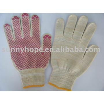 PVC dotted gloves for construction workers